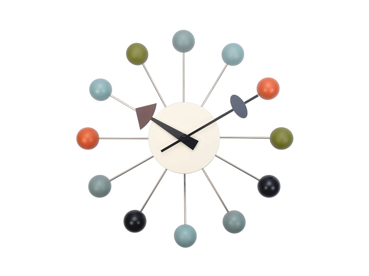 【美品】ジョージネルソン　ボールクロック 掛け時計 Amazon.co.jp: George Nelson (ジョージネルソン） ボール